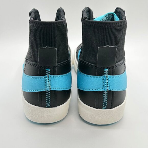 Men’s Nike Blazer Mid '77 Jumbo Black Baltic Blue FD0278-001 Size 11.5 - Picture 5 of 12